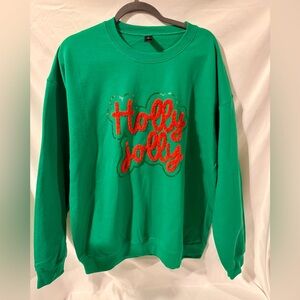 Gildan Green 'Holly Jolly' Sweatshirt